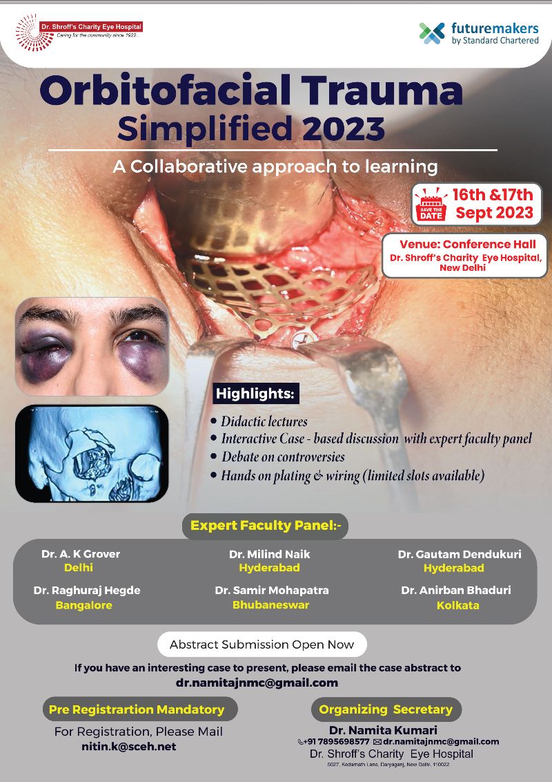 Orbitofacial Trauma Simplified 2023